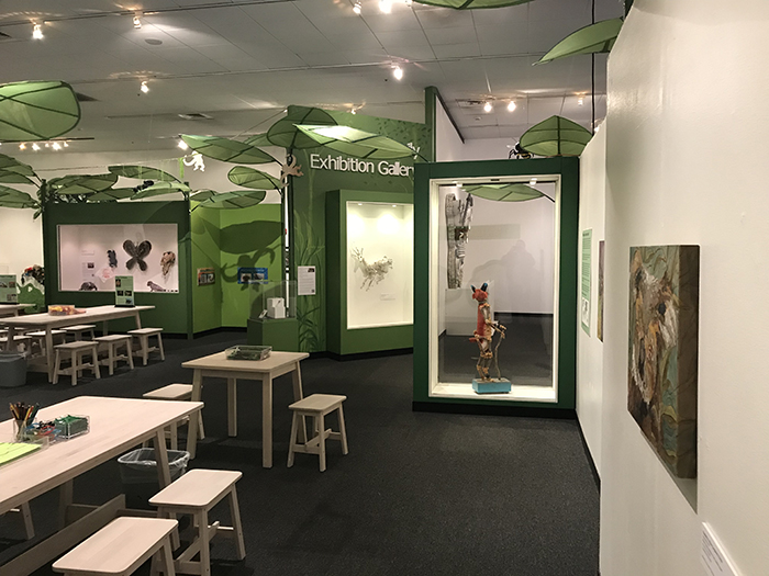 Junkyard Jungle Exhibit featuring Megan Coyle's artwork