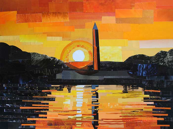 Washington Monument at Sunset by Megan Coyle