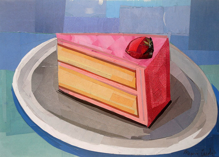 You Can Have Your Cake by collage artist Megan Coyle